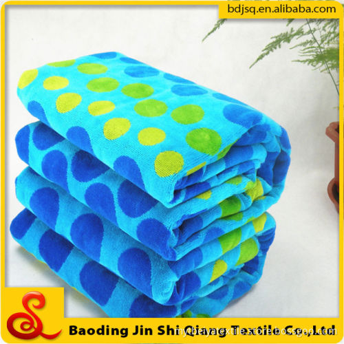 High Quality Cotton Jacquard Yarn Dyed Beach Towel